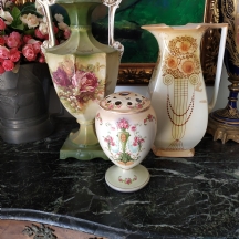 לוט של שלושה כלי חרס אנגלים עתיקים (ויקטוריאניים)