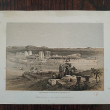 תצריב עתיק: 'General view of the Island of Philae Nubia'