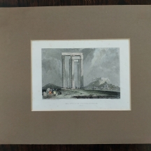 תצריב עתיק: 'The temple of jupiter olympus'