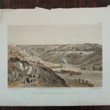 תצריב עתיק: 'Jerusalem from the Mount of Olives', על פי: 'דיויד רוברטס'