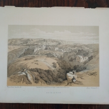 תצריב עתיק: 'Bethlehem', על פי: 'דיויד רוברטס' (David Roberts)
