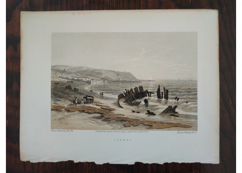 תצריב עתיק: 'Carmel', על פי: 'דיויד רוברטס' (David Roberts)