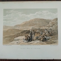 תצריב עתיק: 'Jacobs Well at Shechem', על פי: 'דיויד רוברטס' (David Roberts)