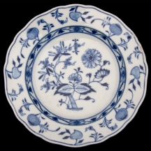 צלחת חרסינה עתיקה מתוצרת 'מייסן'