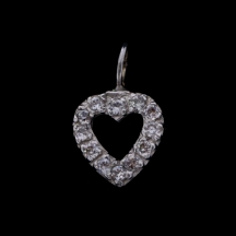 תליון זהב משובץ אבני זירקוניה