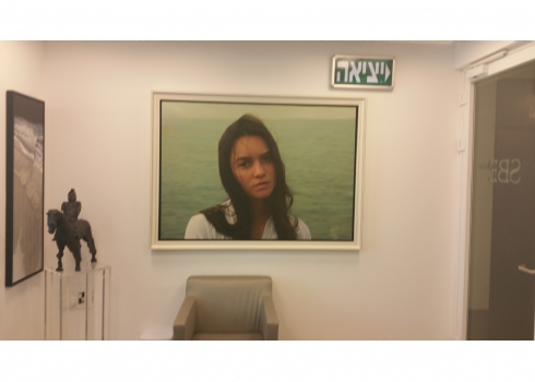 יגאל עוזרי - ציור גדול ומרשים