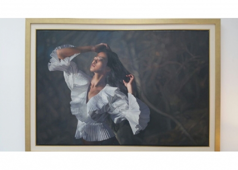 יגאל עוזרי - ציור גדול ומרשים