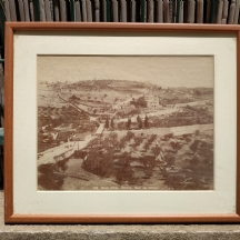 'הר הזיתים ירושלים' - צילום עתיק של אחד מצלמי המושבה האמריקאית