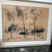 צבי רפאלי (Zvi Raphaely) - 'נוף ירושלים' 1958