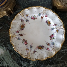 צלחת פורצלן אנגלית איכותית מתוצרת: 'דרבי' (Derby porcelain)
