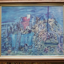 הדפס מצולם על פי ציור של ראול דופי (Raoul Dufy)