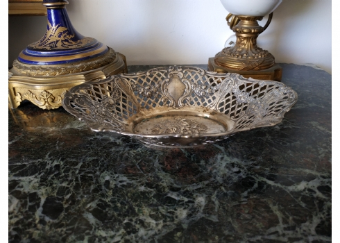 סלסלת כסף ישנה עשויה כסף '800', חתומה