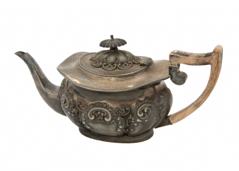 קנקן תה אנגלי עתיק (ויקטוריאני) מהמאה ה-19