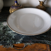 קערת פורצלן גרמנית גדולה ורדודה מתוצרת: 'Heinrich (H&C) Selb, Bavaria'
