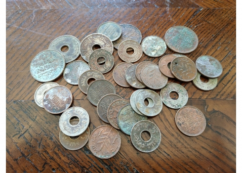 לוט של 35 מטבעות פלשתינה
