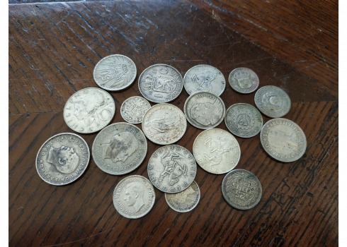 לוט של 18 מטבעות כסף (שוויץ / אוסטריה / אוסטרליה/ /רוסיה / מצרים / סוריה / ועוד