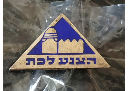 לוט של תעודות בית הספר הריאלי בחיפה, כולל סיכה (סמל) הצנע לכת, חתימות המנהל