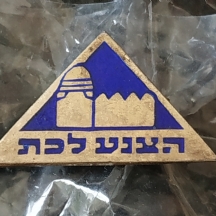 לוט של תעודות בית הספר הריאלי בחיפה, כולל סיכה (סמל) הצנע לכת, חתימות המנהל