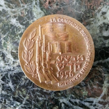 מדליה פרטית בהנפקת חברת "שקל" - מבצע קדש 1956, 20 שנה למדינת ישראל, משה דיין