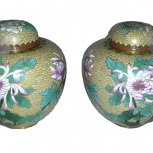 זוג כדי קלואזונה (Cloisonné) סינים ישנים