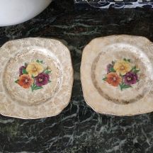 זוג צלחות עוגה אישיות