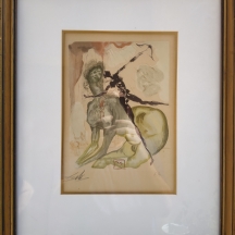 דאלי, סלבדור (Salvador Dali) - 'המינוטאור' - ליטוגרפיה חתומה בעיפרון