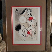 מארק שאגאל (Marc Chagall) - ' זוג אוהבים (Pair of Lovers)'
