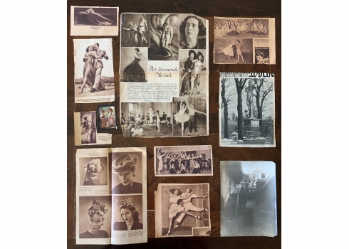 לוט של 67 צילומים מקטעי מגזינים ישנים, מתחילת המאה ה20.