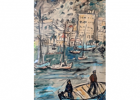 מליטה שיפר (Melita Schiffer) - 'סירות דייגים'