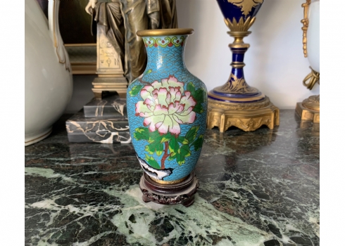 אגרטל קלואזונה סיני (Chinese cloisonné)
