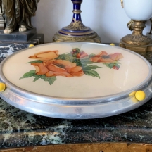 'סוזי העצלה' Lazy Susan כלי הגשה ישן להגשה וכיבוד מסתובב