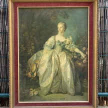מאדאם ברגרה (Madame Bergeret) - הדפס על פי פרנסואה בושה (Francois Boucher)