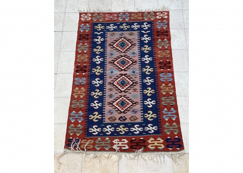 שטיח קילים, אפגני או פרסי, צמר על כותנה (שטיח 2)