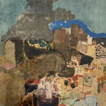 יוסף זריצקי, (Joseph Zaritsky)  -'אופק כחול מעל ואדי ניסנס'