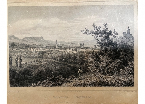 תצריב עתיק משנת 1860 בקירוב