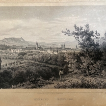 תצריב עתיק משנת 1860 בקירוב