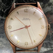 שעון יד ישן לגבר מתוצרת חברת 'דוקסה' (Doxa)