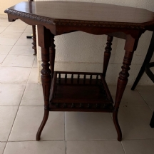 שולחן אנגלי עתיק (אדוארדיאני), עשוי מעץ אלון (Edwardian oak table)