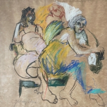 סילביה גינסברג - 'שלוש נשים כורסא אחת'