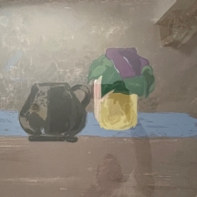 פימה (אפרים רויטנברג) (Fima (Efraim Roeytenberg)) - 'קנקן שחור ופרח סגול בצנצנת'