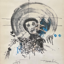 יגאל תומרקין (Yigal Tumarkin) -'ראש סומבררו וגלילי נייר'