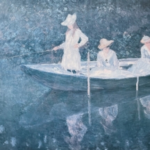 הדפס מצולם על פי ציורו הנודע של קלוד מונה (Claude Monet)