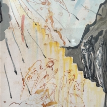 סלבדור דאלי (Salvador Dali) - 'THE CELESTIAL STAIRCASE' - ליטוגרפיה ישנה ויפה