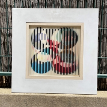 אגם, יעקב  (Yaacov Agam) - אגמוגרף - 'אליפסות בחלל', חתום וממוספר: 40/99