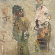 אלכסנדר בוגן (Alexander Bogen) - 'אצל משחיז הסכינים' - ציור איכותי ויפה במיוחד