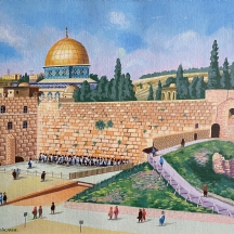 חוואן ברונשטיין (Joan bronshtein) - 'רחבת הכותל המערבי בירושלים'