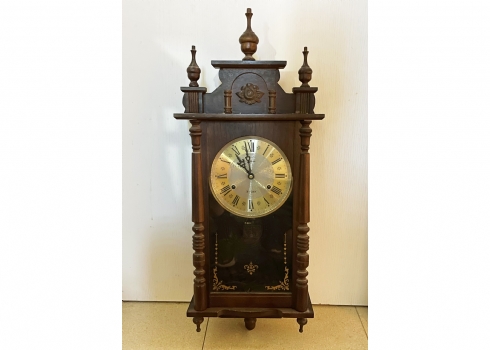 שעון קיר דמוי אורלוגין עתיק עשוי עץ