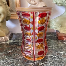 גביע זכוכית בוהמי עתיק מסוג 'Beaker Cup', בידרמייר (Biedermeier)