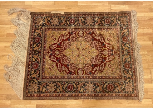 שטיח טורקי, צמר על כותנה