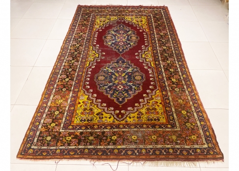 שטיח טורקי ישן, צמר על צמר
